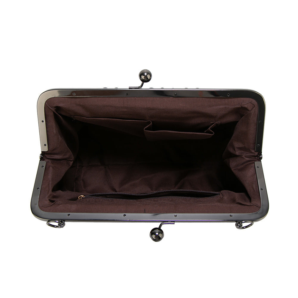 Women's Faux Leather Dumpling Shoulder Bag