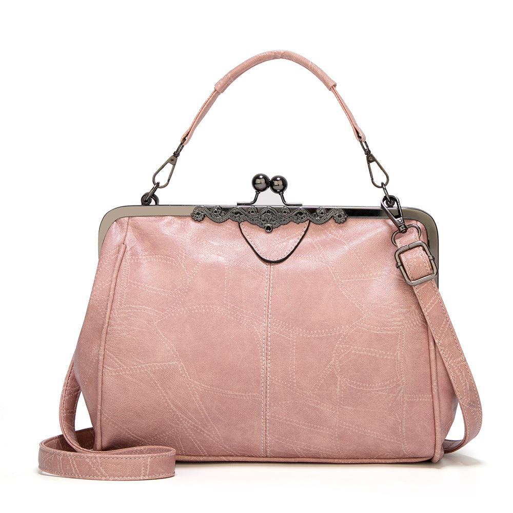 Women's Faux Leather Dumpling Shoulder Bag