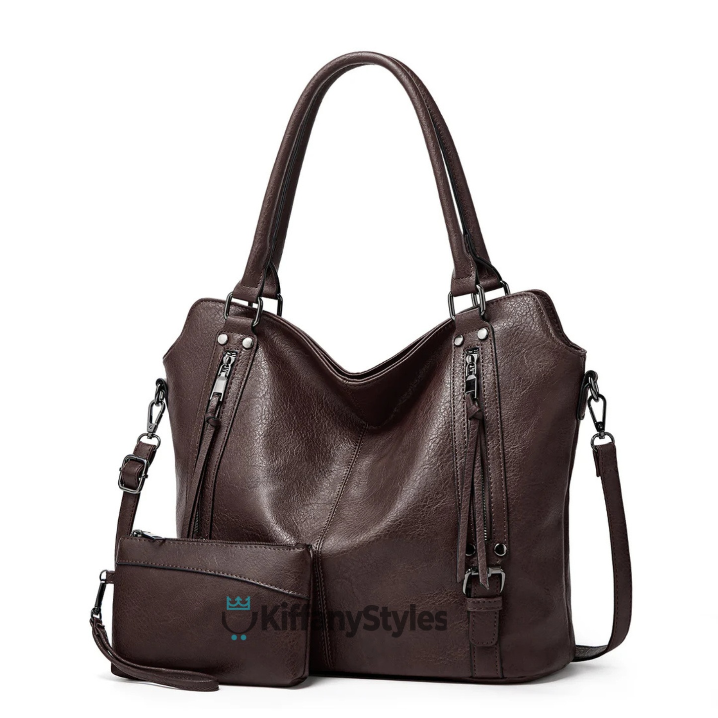 Women's Faux leather Tote Crossbody Bag