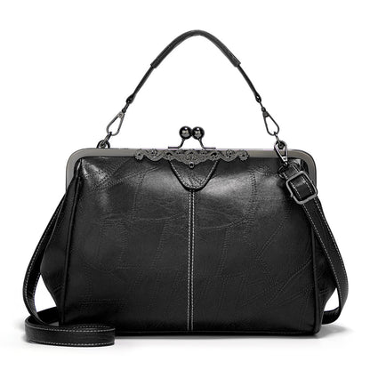 Women's Faux Leather Dumpling Shoulder Bag