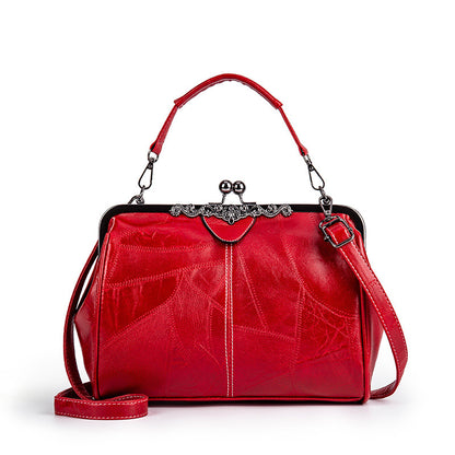 Women's Faux Leather Dumpling Shoulder Bag
