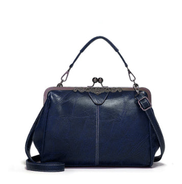 Women's Faux Leather Dumpling Shoulder Bag