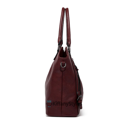 Women's Faux leather Tote Crossbody Bag