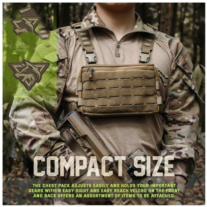 Men's Outdoor Tactics Vest Jacket Bag