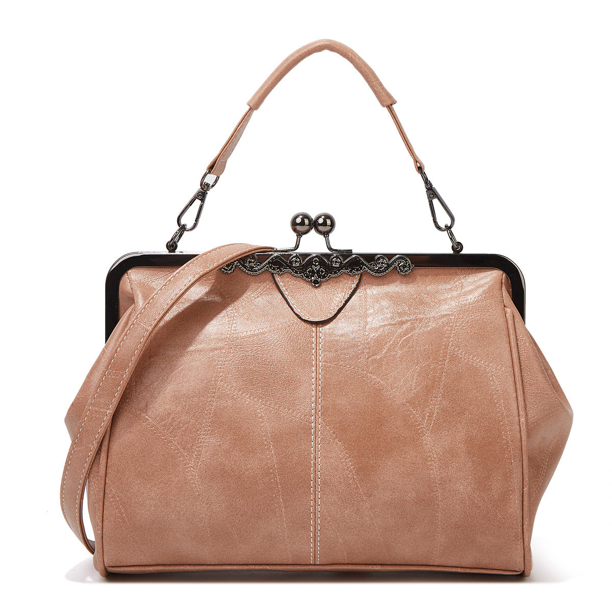 Women's Faux Leather Dumpling Shoulder Bag
