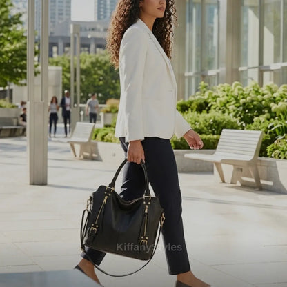 Women's Faux leather Tote Crossbody Bag